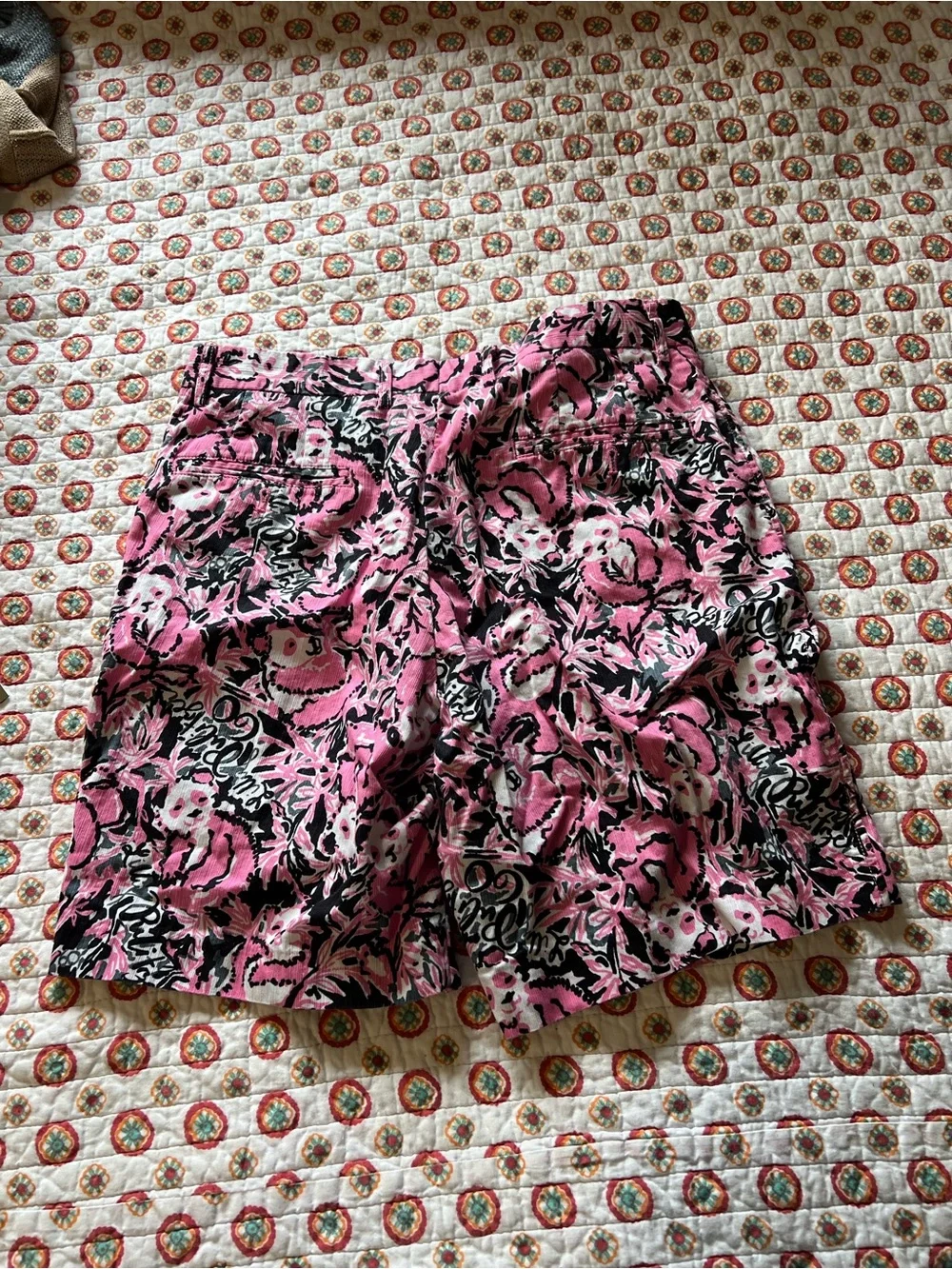 Men’s Lilly Pulitzer Hanging with my Boo Panda Beaumont Shorts size 34
